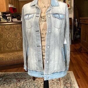 LULAROE JEAN JACKET SZ M